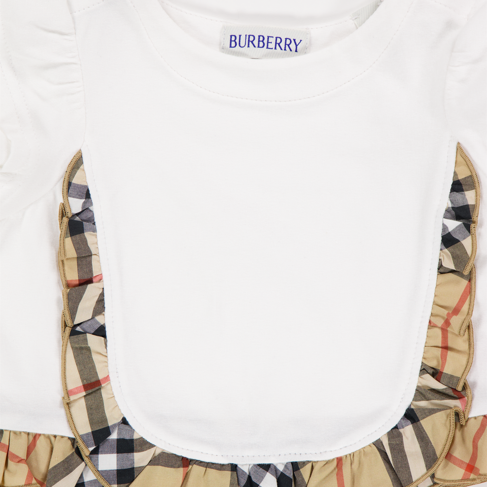 Burberry Roxy Baby Girls T-Shirt In White