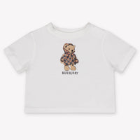 Burberry CedarTeddy Baby Unisex T-Shirt In White
