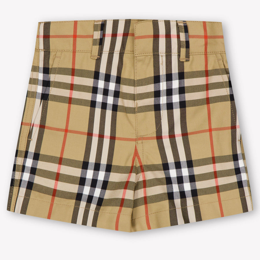 Burberry Oscar Baby Boys Short in Beige