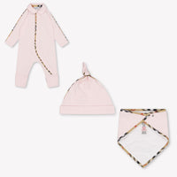 Burberry Hamilton Baby Meisjes Boxpakje In Licht Roze