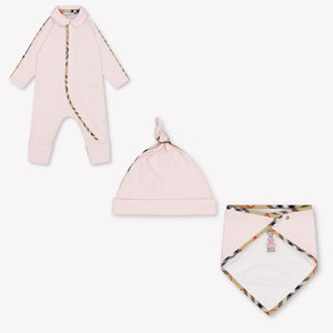 Burberry Hamilton Baby Meisjes Boxpakje In Licht Roze