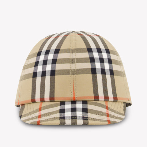Burberry Bsb Cap Baby Unisex Cap In Beige