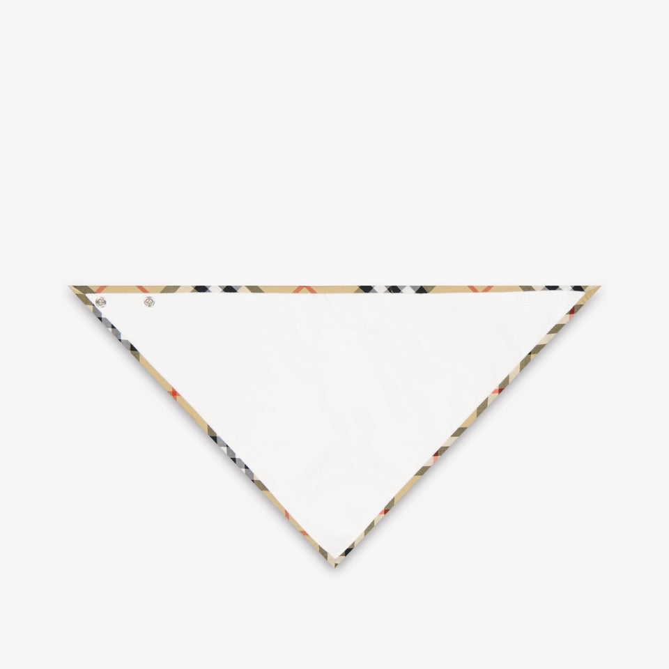 Burberry Snap Bibo Baby Unisex Accessory In White