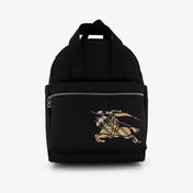 Burberry Norwich Baby Unisex Diaper Bag In Black