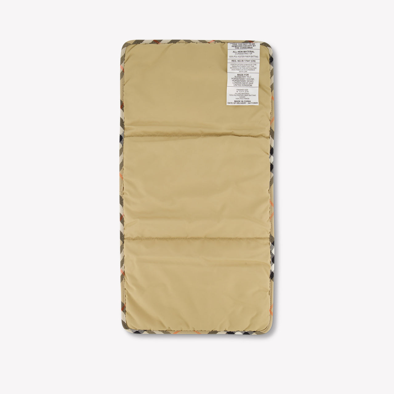 Burberry Bowling Bag Diaper Bag In Beige