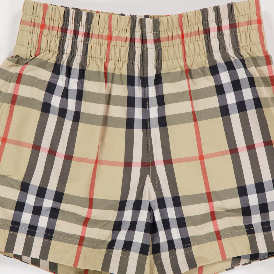 Burberry Atticus Baby Boys Swimwear In Beige