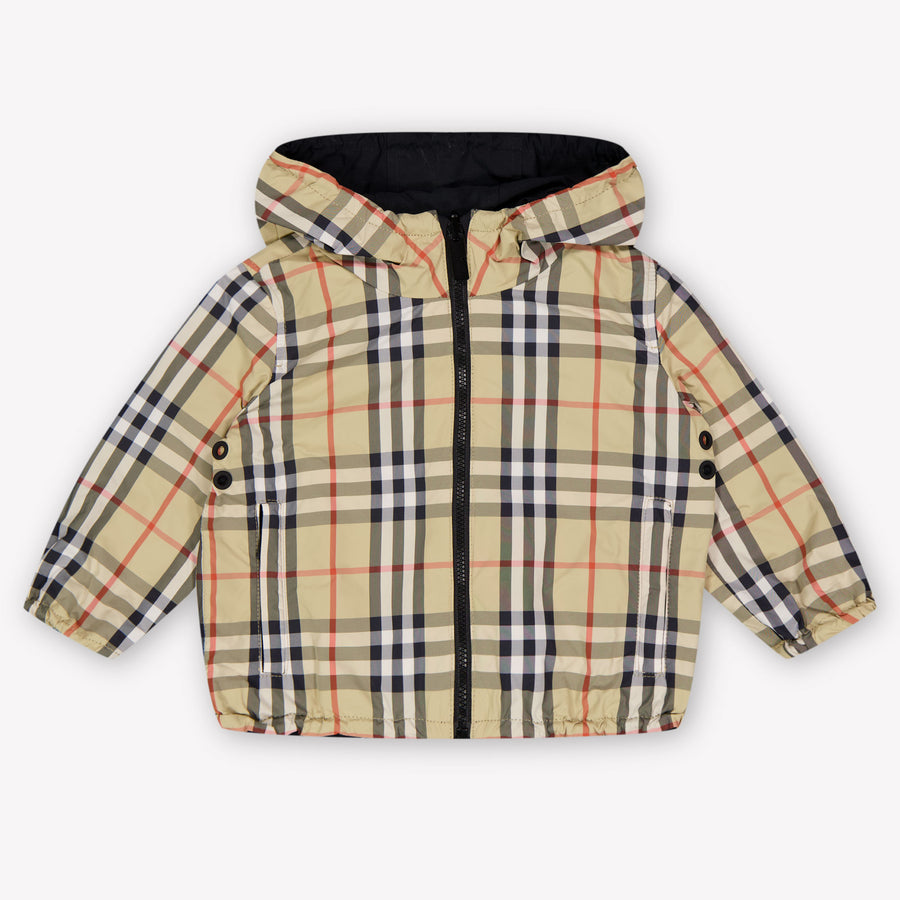 Burberry Reece Baby Unisex Intermediate Jacket In Beige