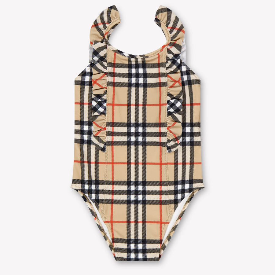 Burberry Tilly Baby Girls Swimwear in Beige