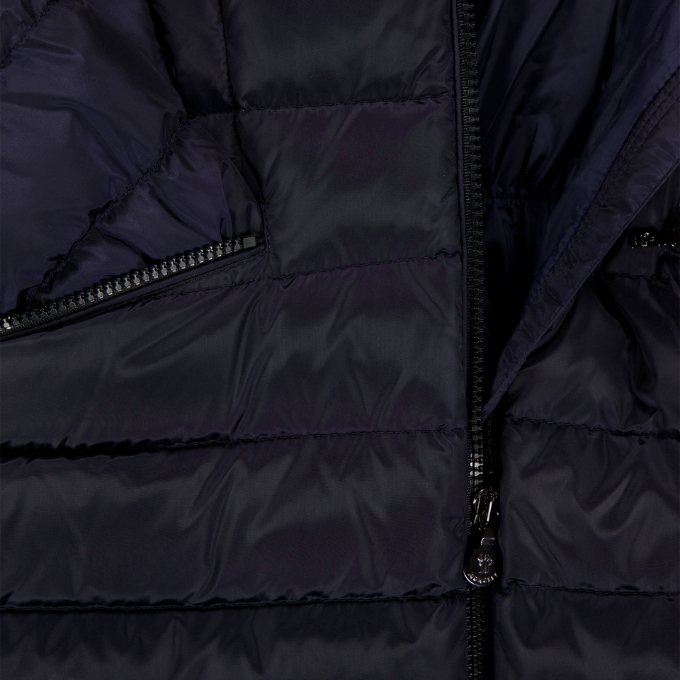 Moncler Kinder Meisjes Winterjassen In Navy