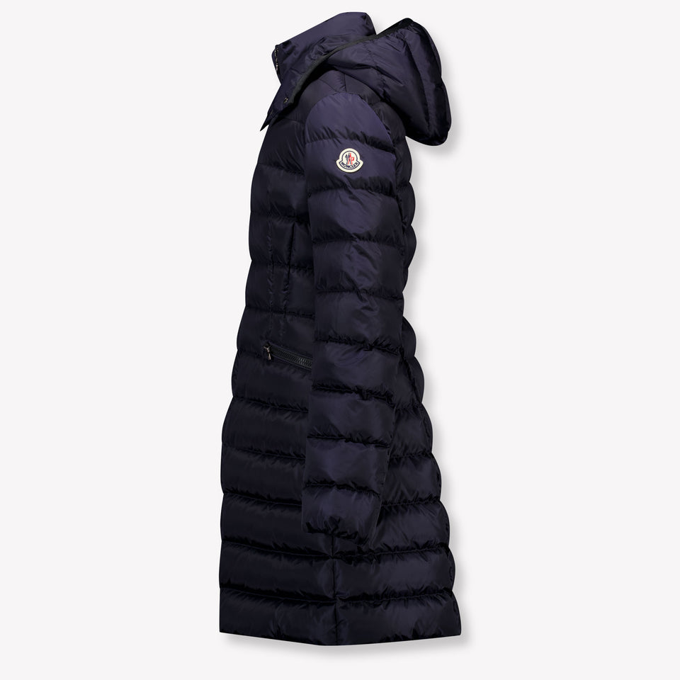 Moncler Kids Girls Jackets In Navy