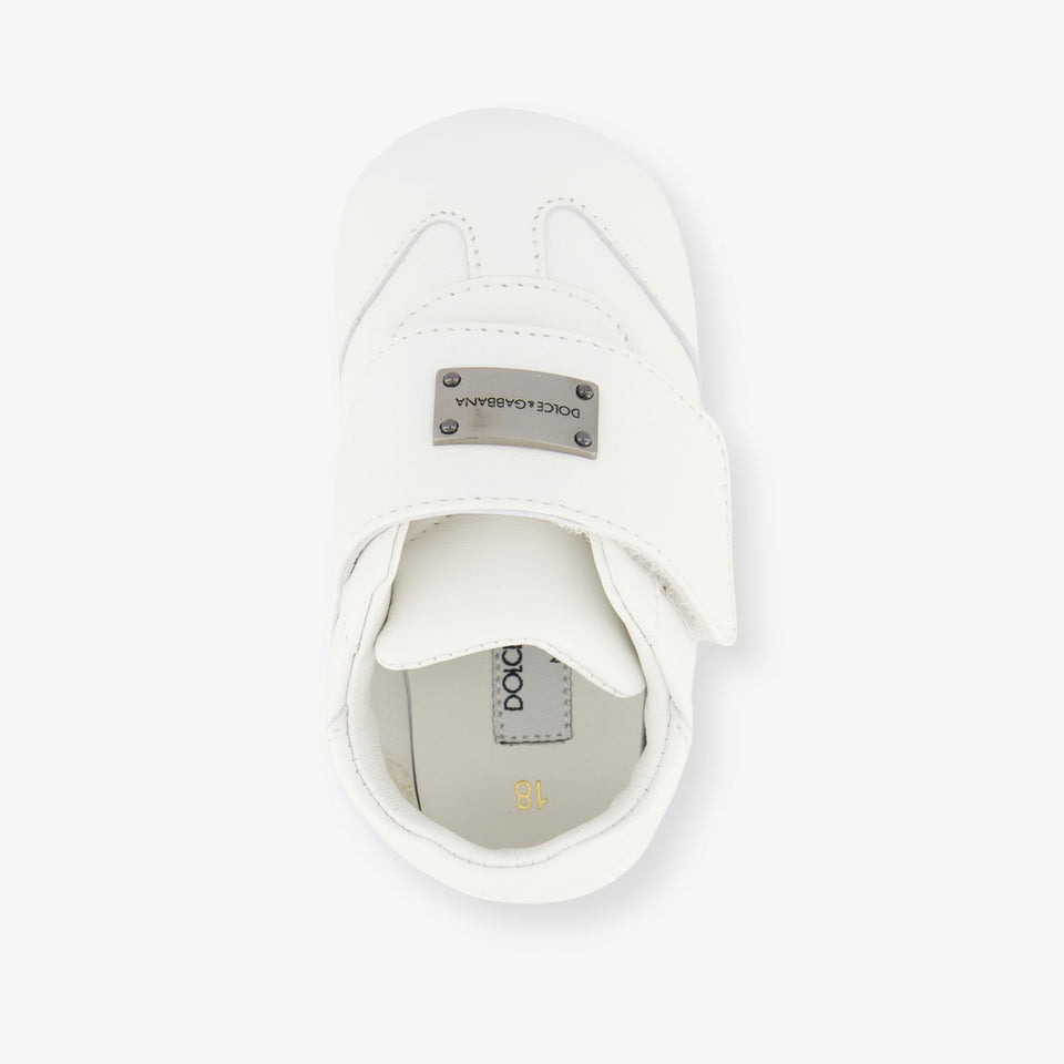 Dolce & Gabbana Baby Boys Shoes In White