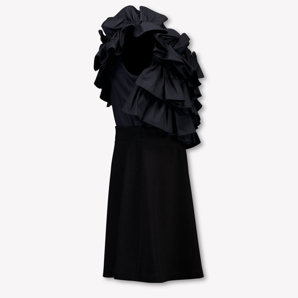 Balmain Kinder Meisjes Jurk In Zwart