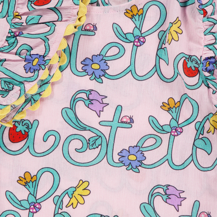 Stella McCartney Kids Girls T-Shirt In Light Pink
