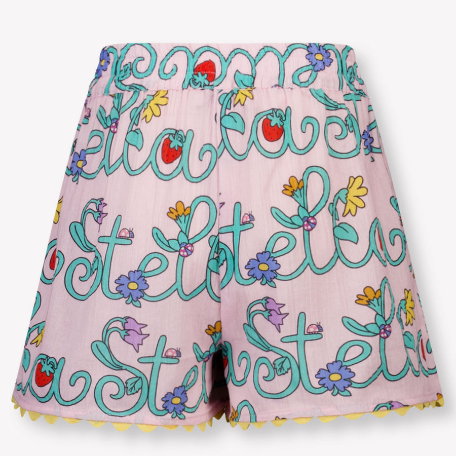 Stella McCartney Kids Girls Shorts In Light Pink