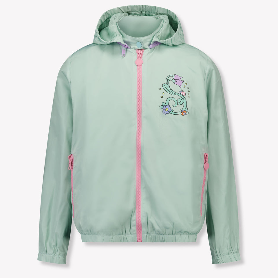 Stella McCartney Kids Girls Summer jacket In Mint