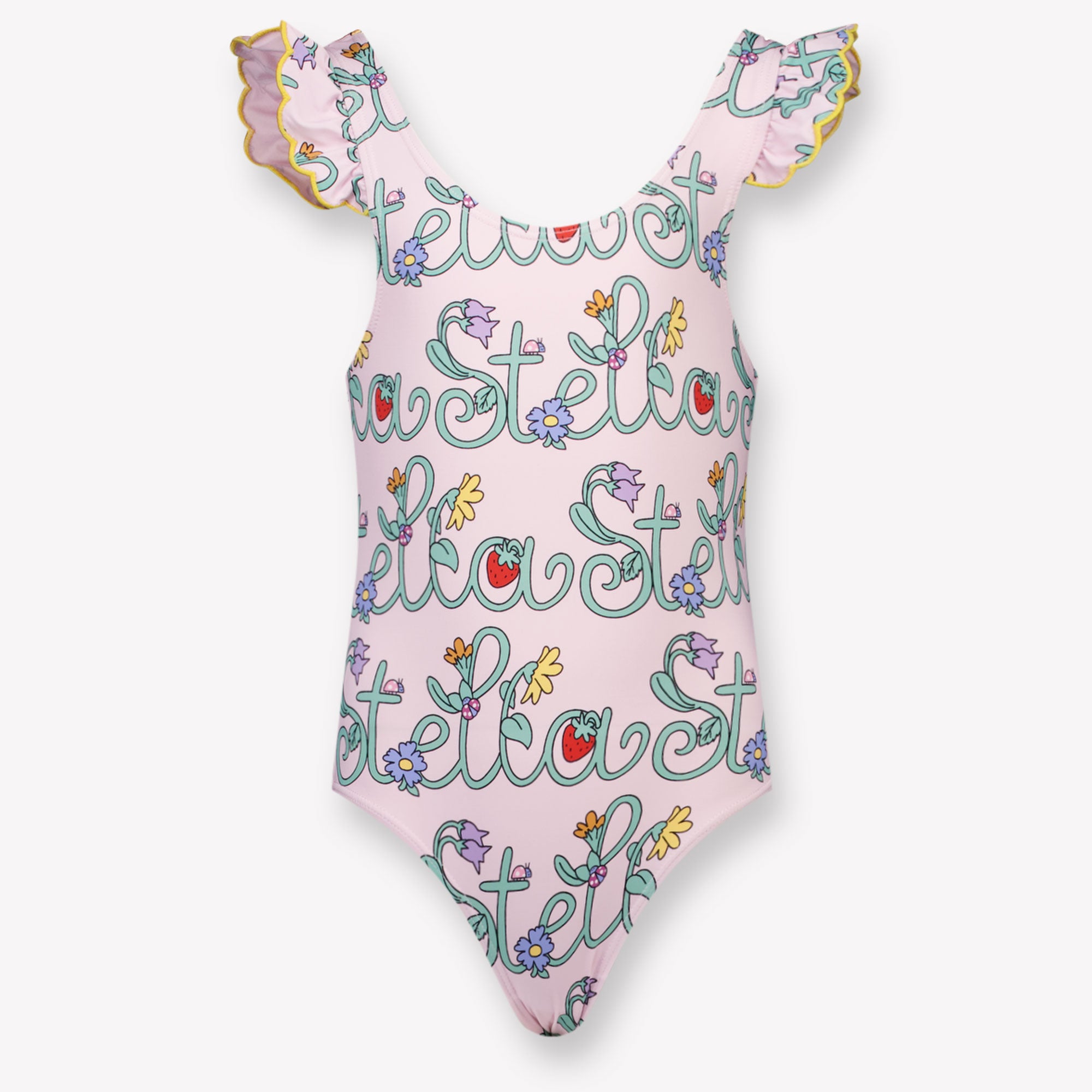 Stella McCartney Kids Girls Swimwear In Light Pink