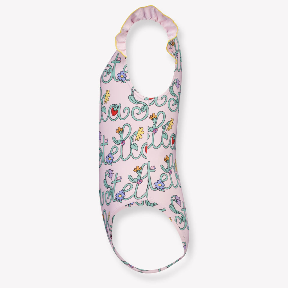 Stella McCartney Kids Girls Swimwear In Light Pink