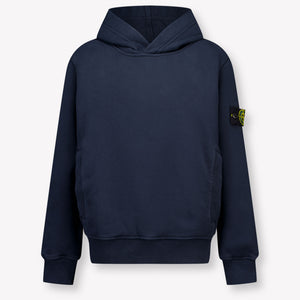 Stone Island Kids Boys Sweater In Navy