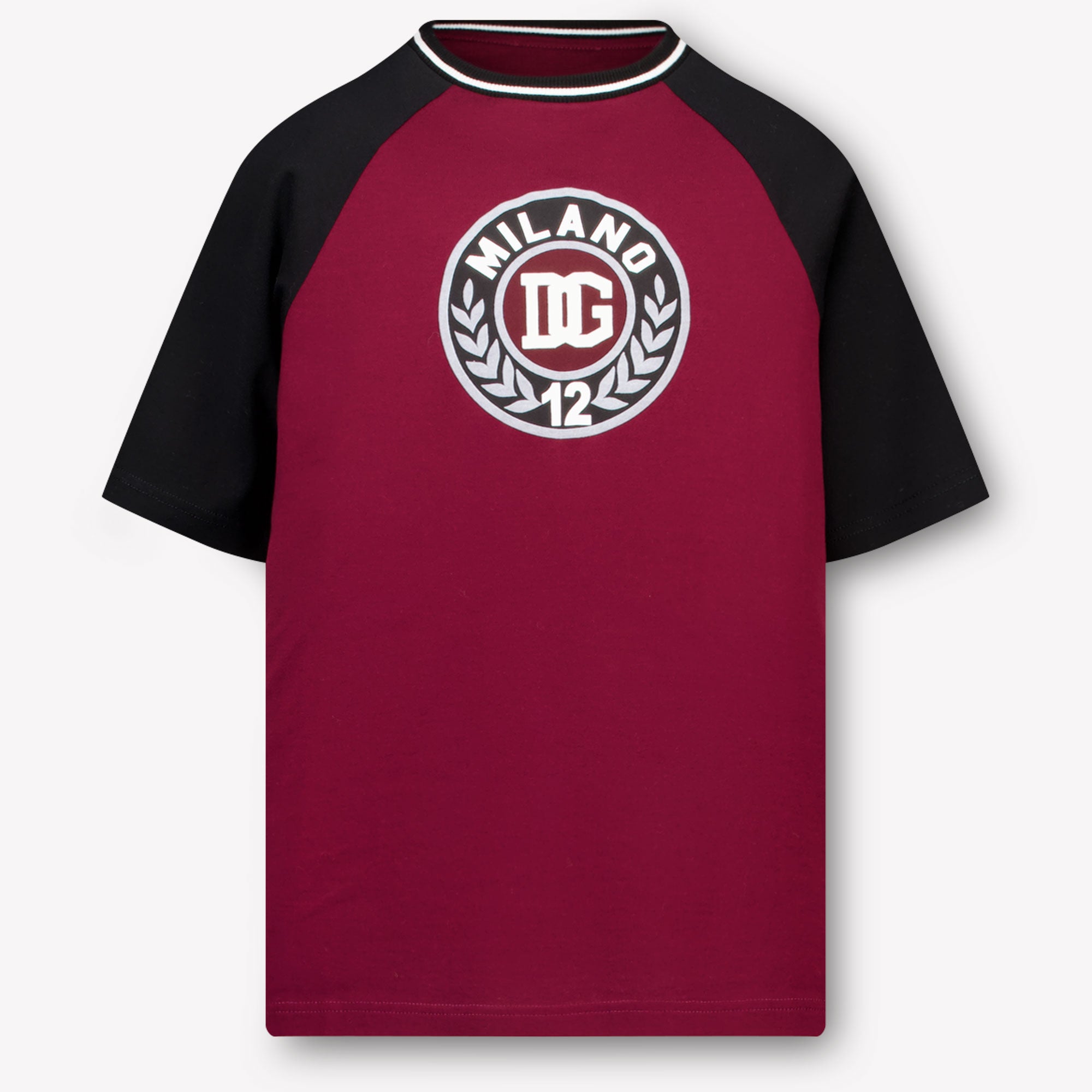 Dolce & Gabbana Kids Boys T-Shirt In Bordeaux