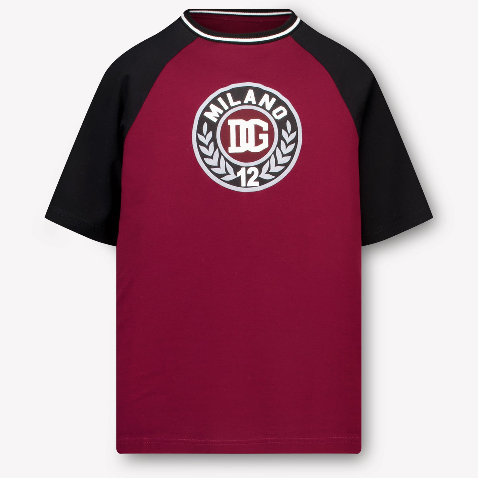 Dolce & Gabbana Kids Boys T-Shirt In Bordeaux