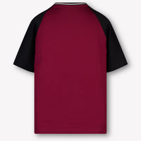 Dolce & Gabbana Kids Boys T-Shirt In Bordeaux