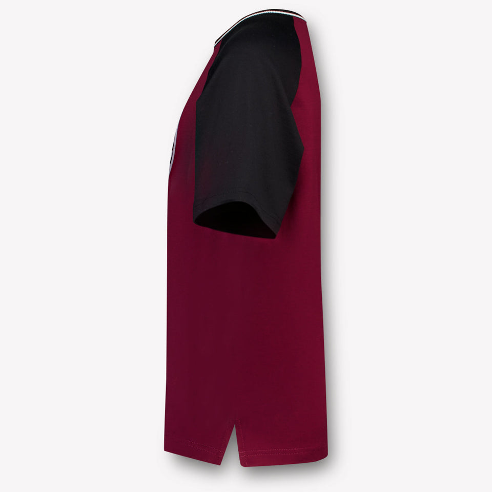 Dolce & Gabbana Kids Boys T-Shirt In Bordeaux