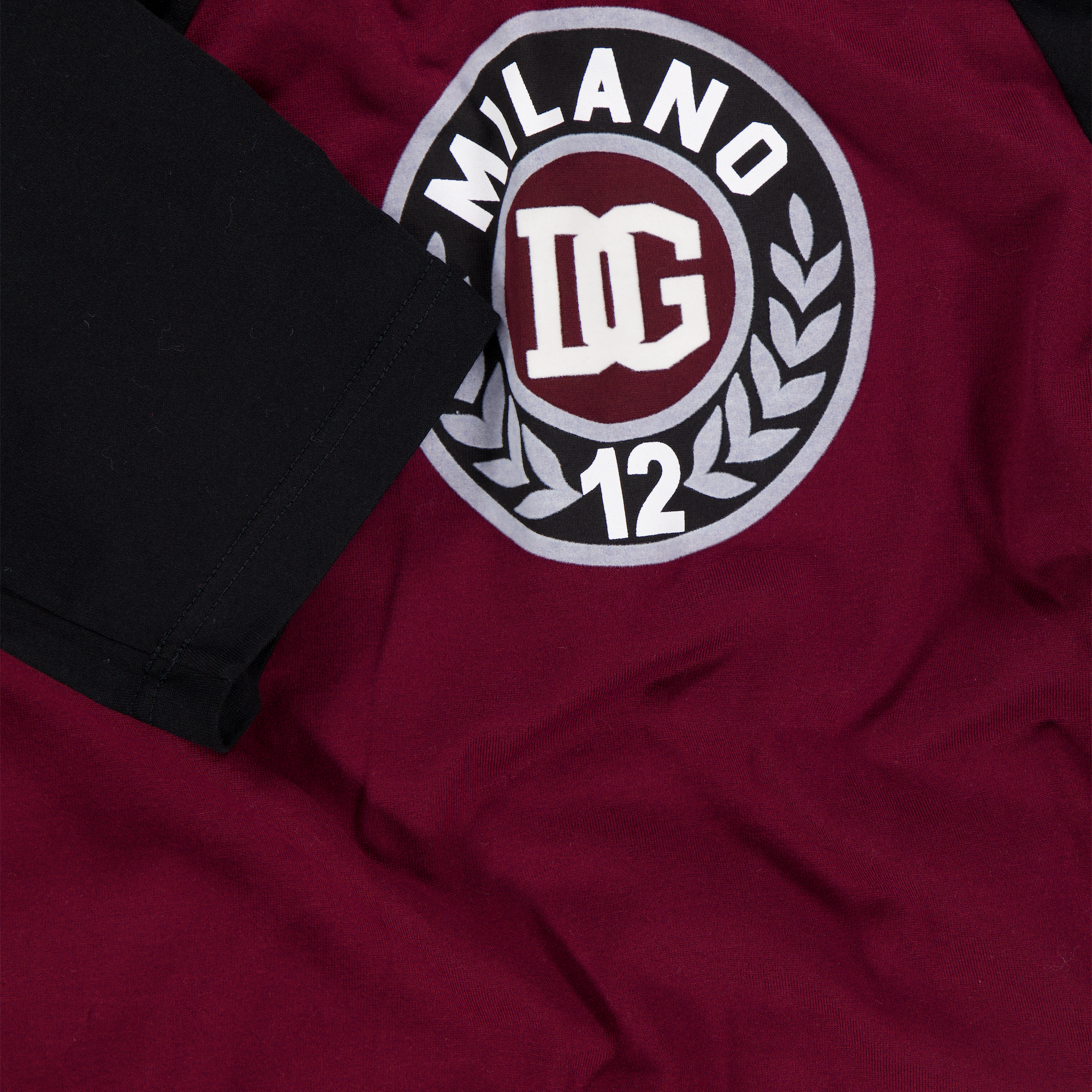 Dolce & Gabbana Kinder Jongens T-Shirt In Bordeaux