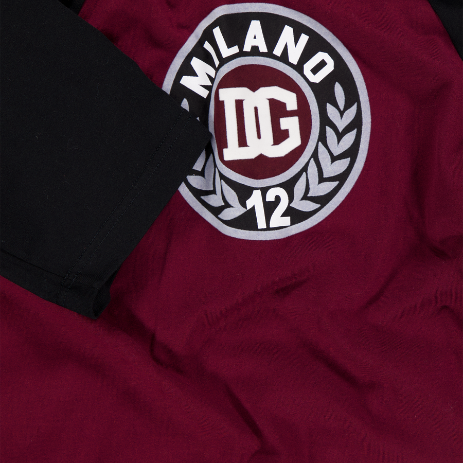 Dolce & Gabbana Kids Boys T-Shirt In Bordeaux