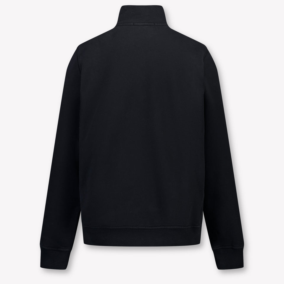 Stone Island Kids Boys Sweater In Black