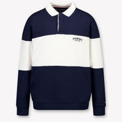 Tommy Hilfiger Kids Boys Polo In Navy
