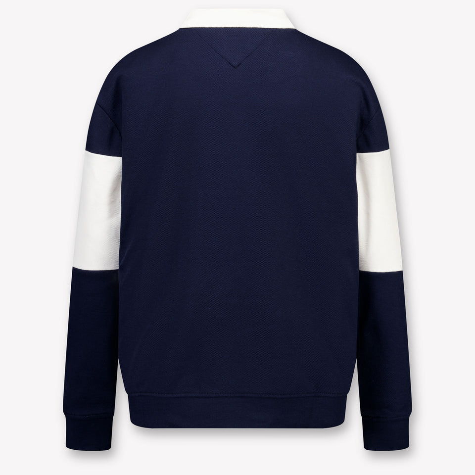 Tommy Hilfiger Kids Boys Polo In Navy