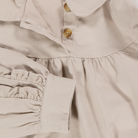 Donsje Amsterdam Kids Girls Dress In Taupe