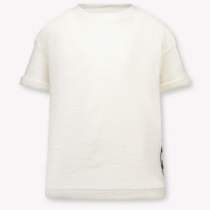 Donsje Amsterdam Tommy Kids Unisex T-Shirt In OffWhite