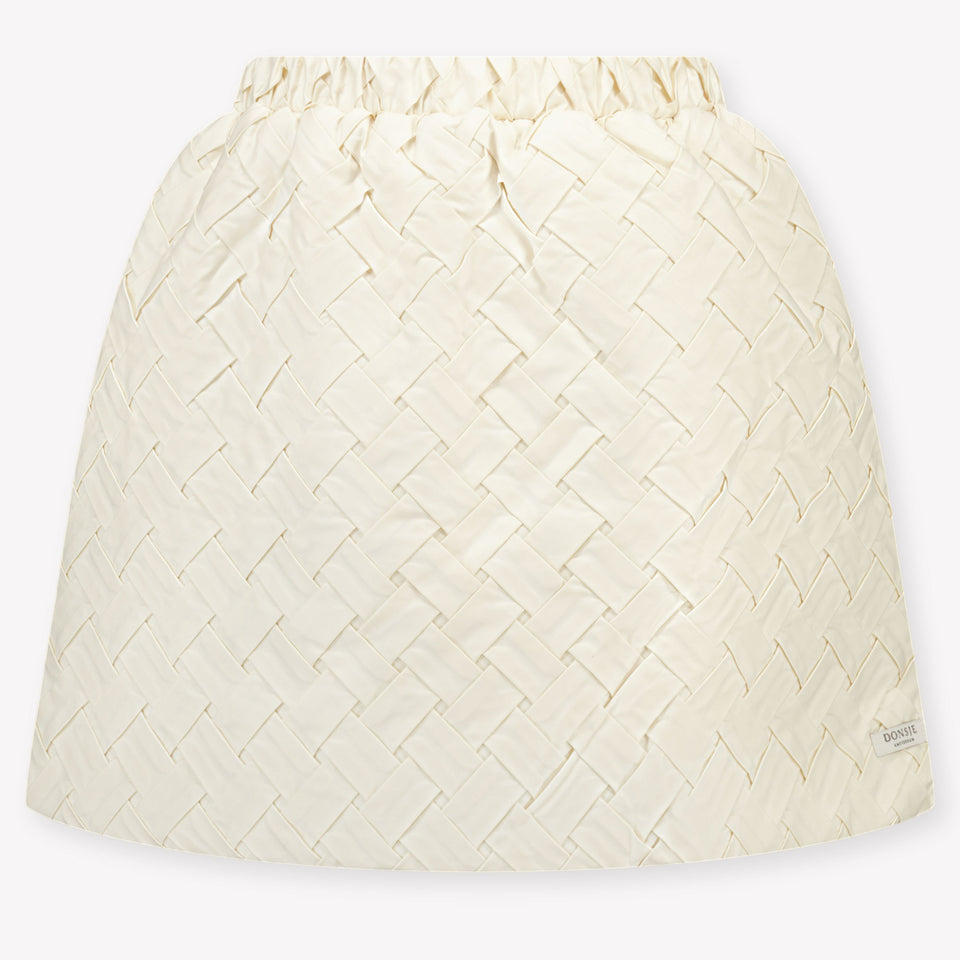 Donsje Amsterdam Camielle Kids Girls Skirt In Beige