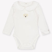 Donsje Amsterdam Baby Unisex Romper In OffWhite