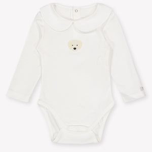 Donsje Amsterdam Baby Unisex Romper In OffWhite