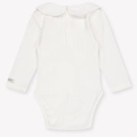 Donsje Amsterdam Baby Unisex Romper In OffWhite