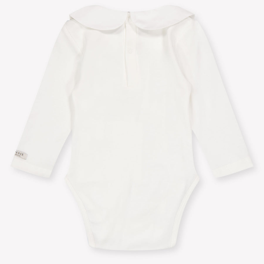 Donsje Amsterdam Baby Unisex Romper In OffWhite