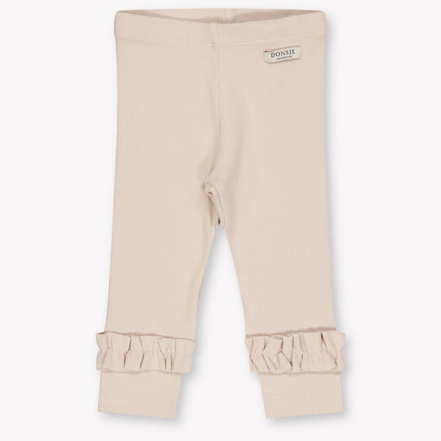 Donsje Amsterdam Baby Girls Leggings In Beige