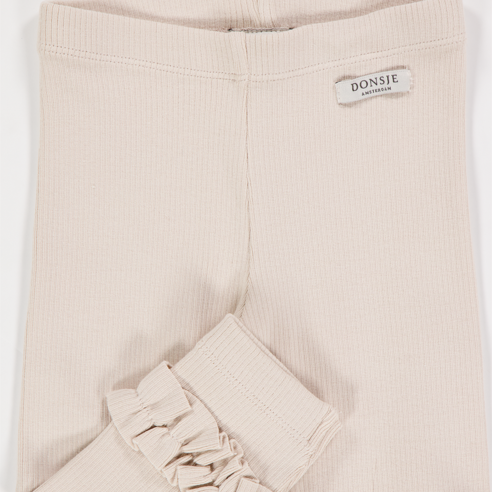 Donsje Amsterdam Baby Meisjes Legging In Beige