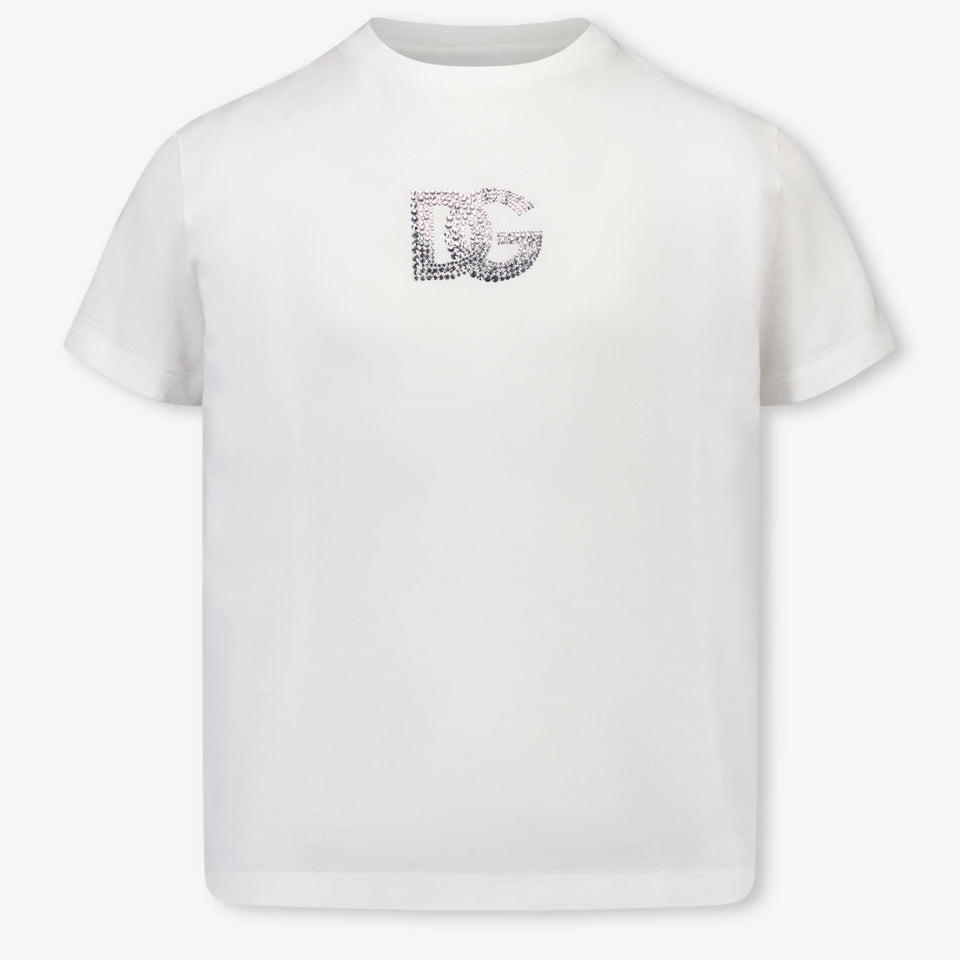 Dolce & Gabbana Kids Girls T-Shirt In White