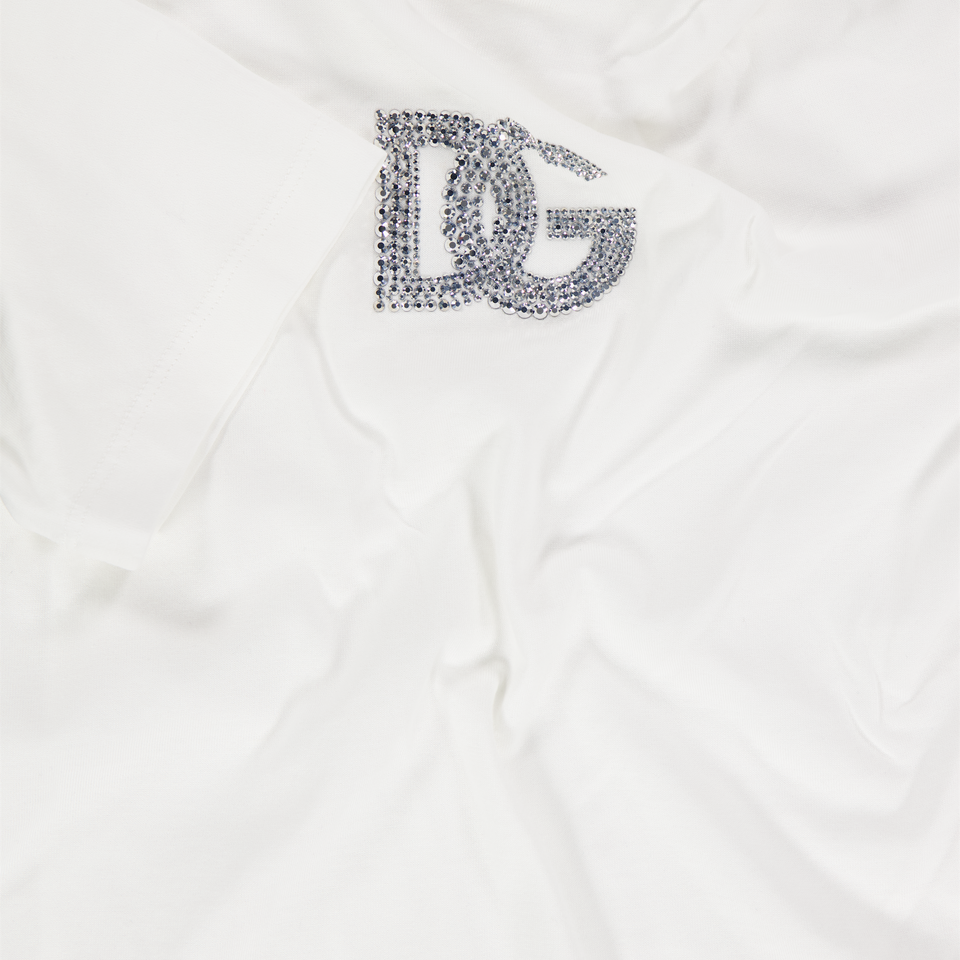 Dolce & Gabbana Kids Girls T-Shirt In White