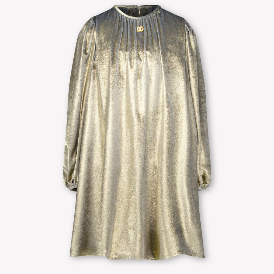 Dolce & Gabbana Girls Dress in Gold
