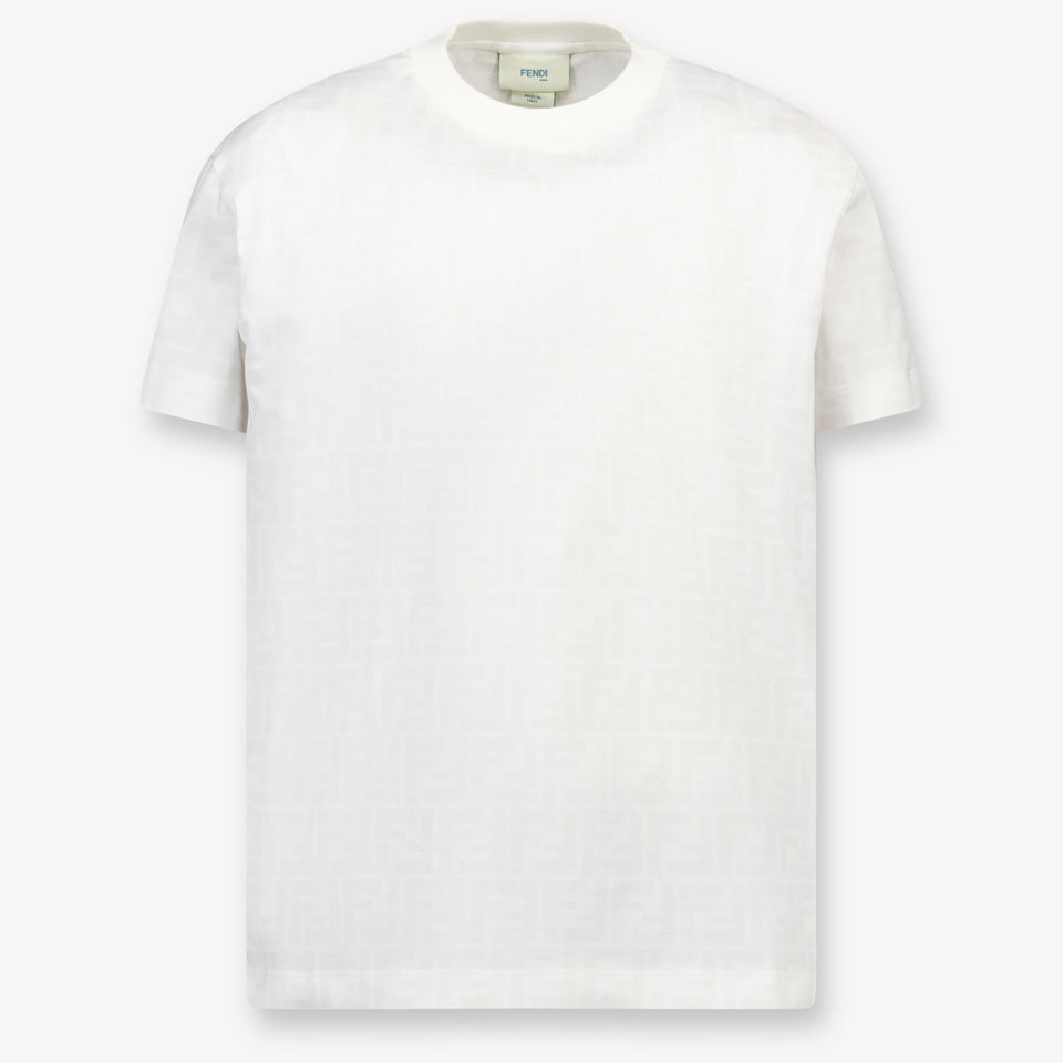 Fendi Kids Boys T-Shirt In White