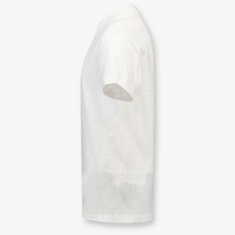 Fendi Kids Boys T-Shirt In White