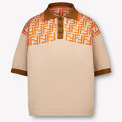 Fendi Kinder Jongens Polo In Beige