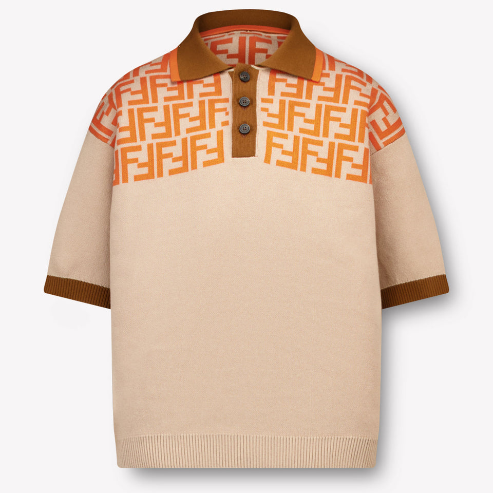 Fendi Kinder Jongens Polo In Beige