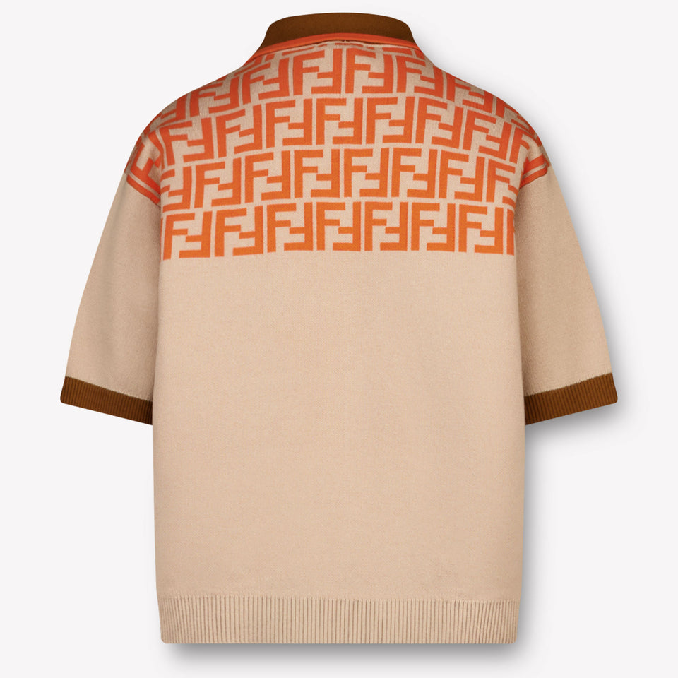 Fendi Kinder Jongens Polo In Beige