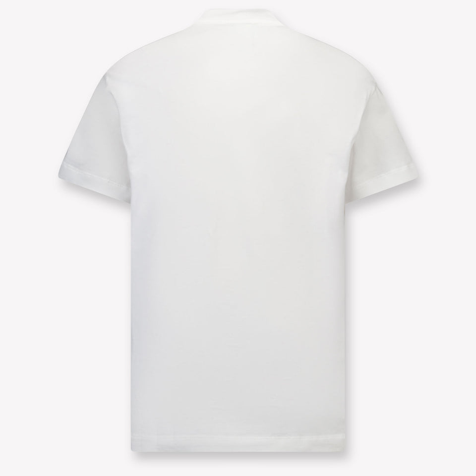 Fendi Kids Boys T-Shirt In White