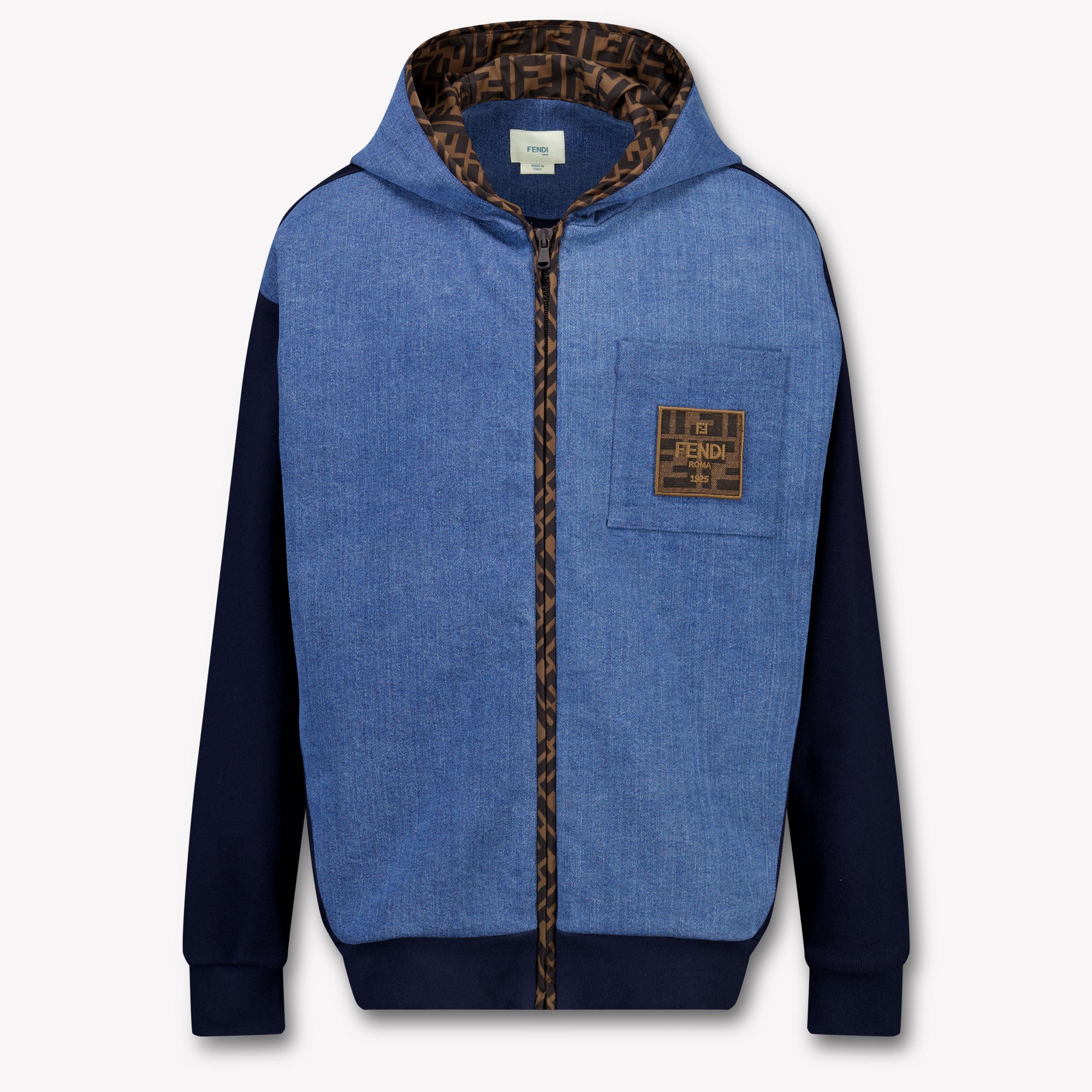 Fendi Kids Boys Cardigan In Navy